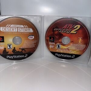 Sony‎ PlayStation 2 Game Lot PS2 Conflict Desert Storm ATV Offroad Fury 2 NTSC